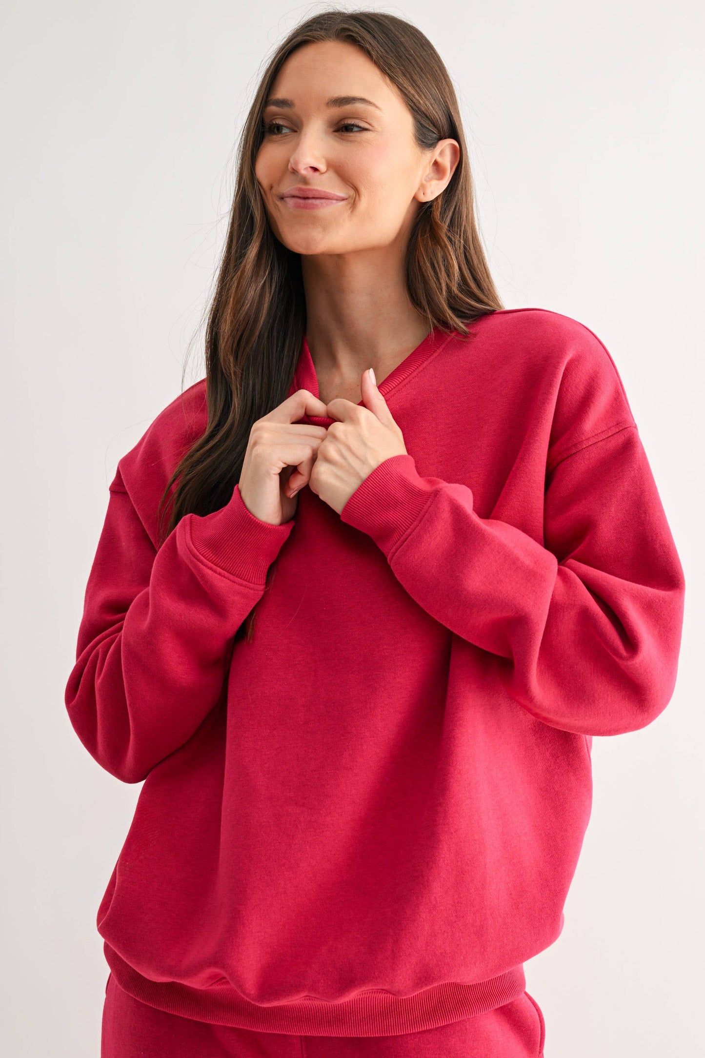 Oversized Fleece Sweatshirt