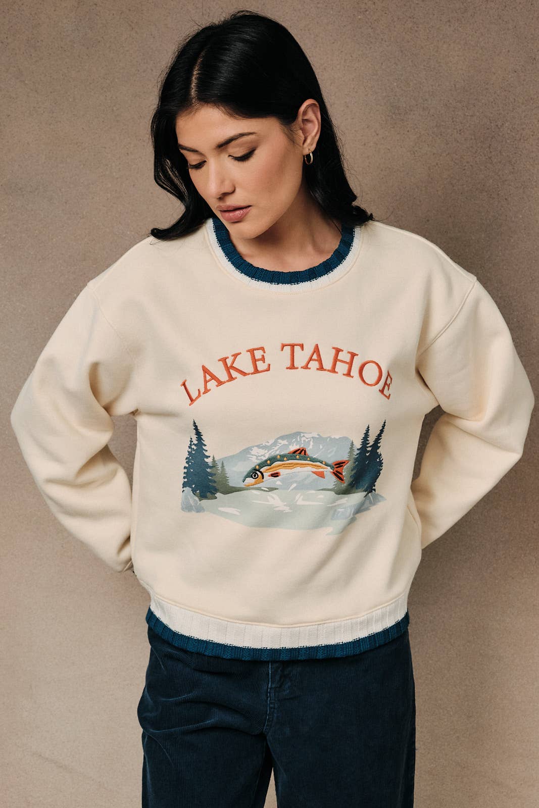 Lake Tahoe Round Neck Sweatshirt