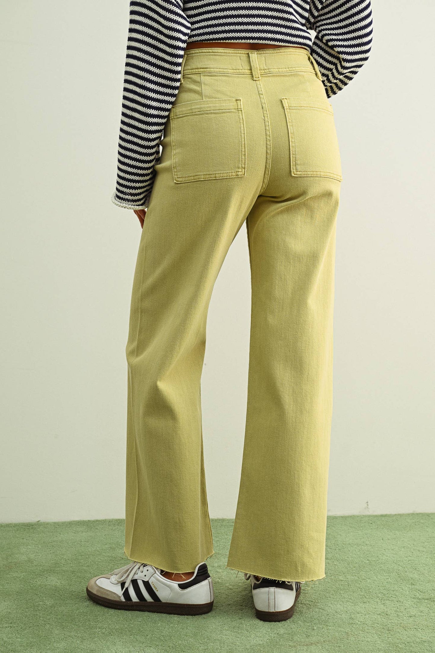 Straight Wide Leg Denim